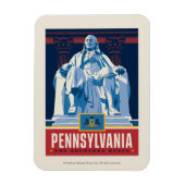Staatsstolz | Pennsylvania Magnet (Vertikal)