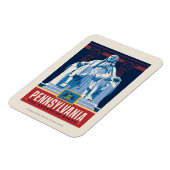 Staatsstolz | Pennsylvania Magnet (Linke Seite)