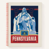 Staatsstolz | Pennsylvania Notizblock (Vorderseite)