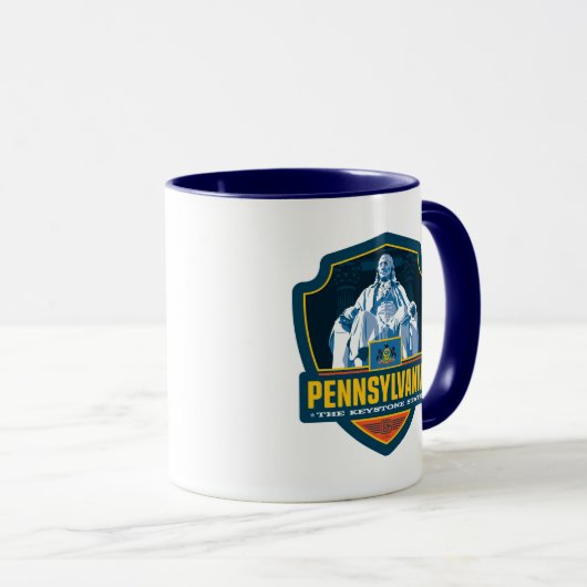 Staatsstolz | Pennsylvania Tasse (VorderseiteRechts)