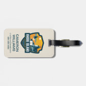 Staatsstolz | Rhode Island Gepäckanhänger (Rückseite horizontal)