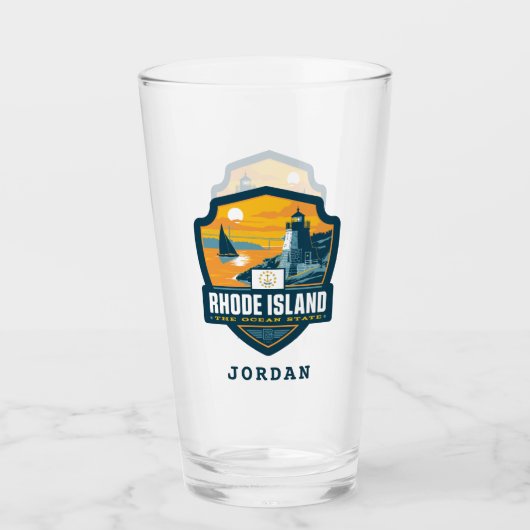 Staatsstolz | Rhode Island Glas (Vorderseite)