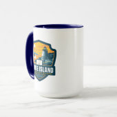 Staatsstolz | Rhode Island Tasse (Vorderseite Links)