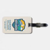 Staatsstolz | South Carolina Gepäckanhänger (Rückseite horizontal)