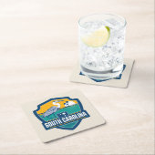 Staatsstolz | South Carolina Rechteckiger Pappuntersetzer (Vor Ort)