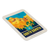 Staatsstolz | South Dakota Magnet (Rechte Seite)