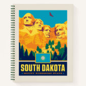 Staatsstolz | South Dakota Notizblock (Vorderseite)