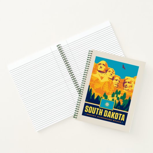 Staatsstolz | South Dakota Notizblock (Innenseite)