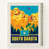 Staatsstolz | South Dakota Notizblock (Rückseite)