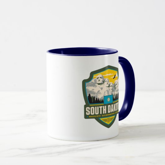 Staatsstolz | South Dakota Tasse (VorderseiteRechts)