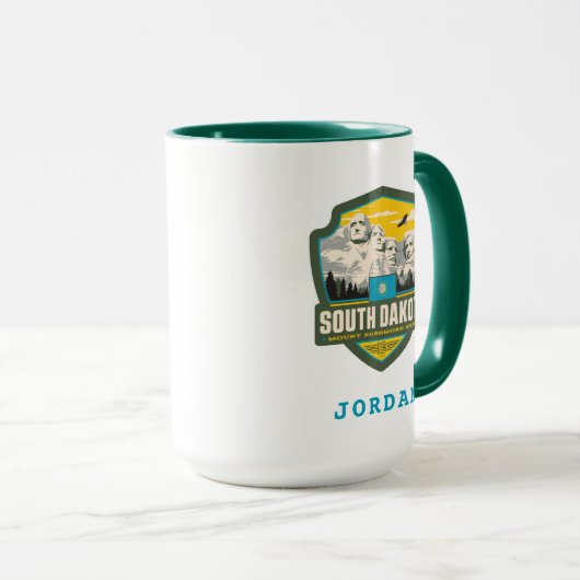 Staatsstolz | South Dakota Tasse (VorderseiteRechts)