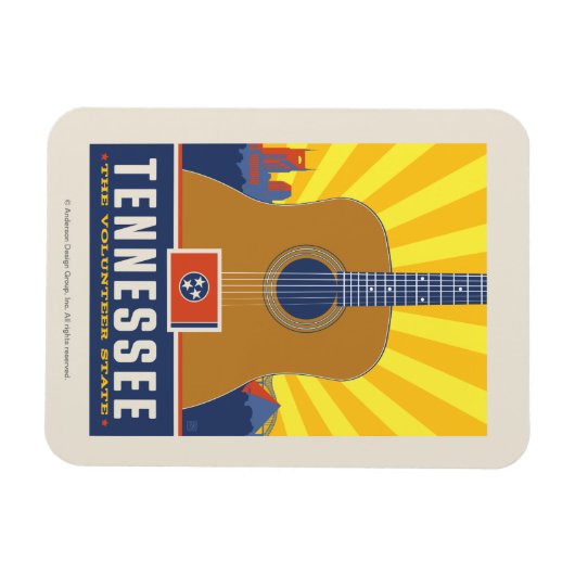 Staatsstolz | Tennessee 2 Magnet (Horizontal)