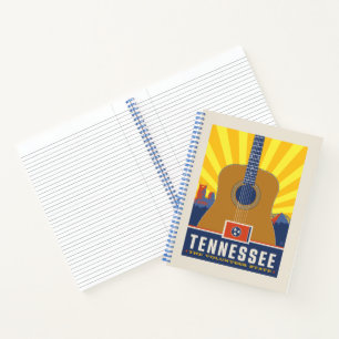 Staatsstolz Tennessee 2 Notizblock