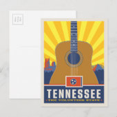 Staatsstolz | Tennessee 2 Postkarte (Vorne/Hinten)