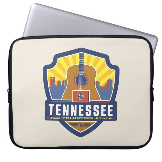 Staatsstolz | Tennessee Laptopschutzhülle (Vorderseite)