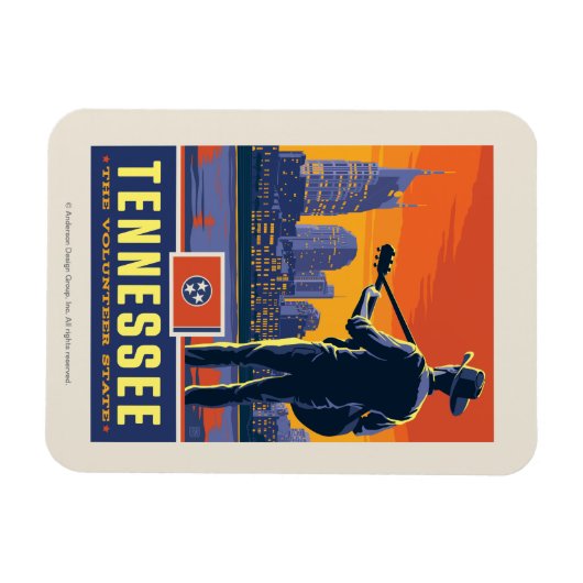 Staatsstolz | Tennessee Magnet (Horizontal)