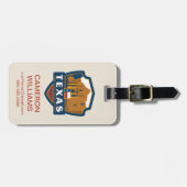 Staatsstolz | Texas Gepäckanhänger (Vorderseite horizontal)