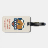 Staatsstolz | Texas Gepäckanhänger (Rückseite horizontal)