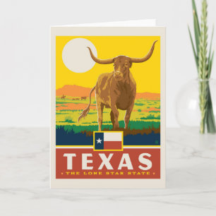 Staatsstolz Texas Karte