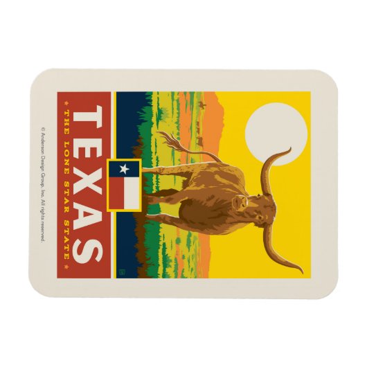 Staatsstolz | Texas Magnet (Horizontal)