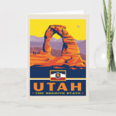 Staatsstolz | Utah Karte (Vorderseite)