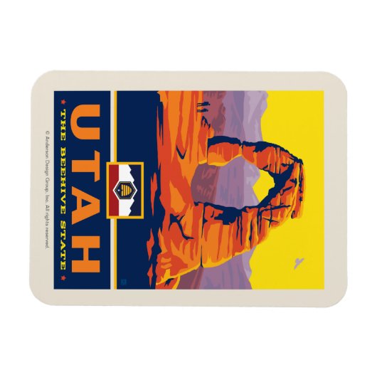 Staatsstolz | Utah Magnet (Horizontal)