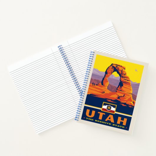 Staatsstolz | Utah Notizblock (Innenseite)