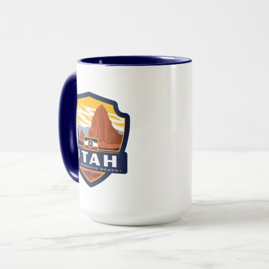 Staatsstolz | Utah Tasse (Vorderseite Links)