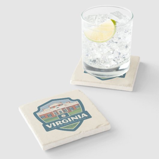 Staatsstolz | Virginia Steinuntersetzer (Seitenansicht)