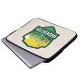 Staatsstolz | Washington Laptopschutzhülle (Vorne Knopf)