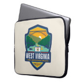 Staatsstolz | West Virginia Laptopschutzhülle (Vorderseite Links)