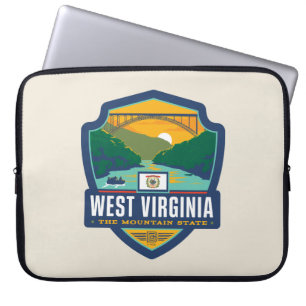 Staatsstolz West Virginia Laptopschutzhülle