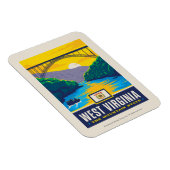 Staatsstolz | West Virginia Magnet (Rechte Seite)