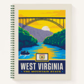 Staatsstolz | West Virginia Notizblock (Vorderseite)