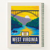 Staatsstolz | West Virginia Notizblock (Rückseite)