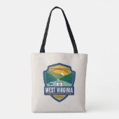 Staatsstolz | West Virginia Tasche (Rückseite)