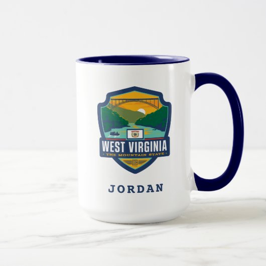 Staatsstolz | West Virginia Tasse (Rechts)