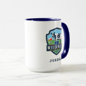 Staatsstolz | Wisconsin 2 Tasse (VorderseiteRechts)