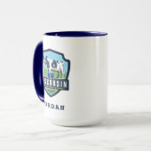 Staatsstolz | Wisconsin 2 Tasse (Vorderseite Links)