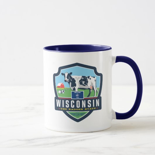 Staatsstolz | Wisconsin 2 Tasse (Rechts)