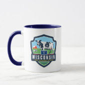Staatsstolz | Wisconsin 2 Tasse (Links)