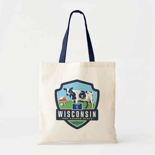 Staatsstolz | Wisconsin 2 Tragetasche (Vorne)