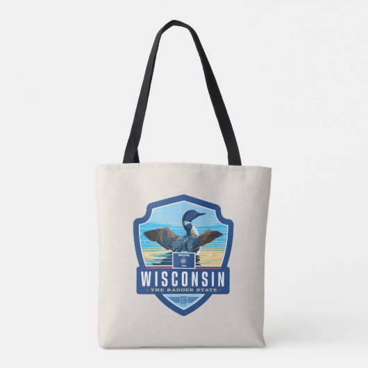 Staatsstolz | Wisconsin Tasche (Rückseite)