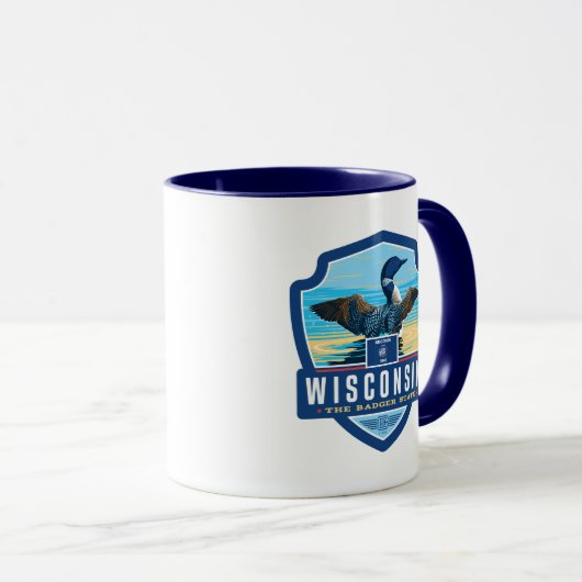 Staatsstolz | Wisconsin Tasse (VorderseiteRechts)