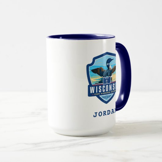 Staatsstolz | Wisconsin Tasse (VorderseiteRechts)