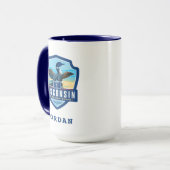 Staatsstolz | Wisconsin Tasse (Vorderseite Links)