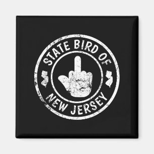 Staatsvogel von New Jersey Mittelfinger Lustig Abg Magnet