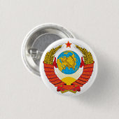 Staatswappen der Sowjetunion Button (Vorne & Hinten)