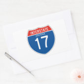 Staatszeichen 17 - Arizona Rechteckiger Aufkleber (Umschlag)