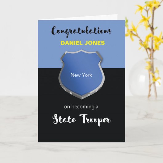 StaatTrooper, Glückwünsche, individueller Karte (Gelbe Blume)